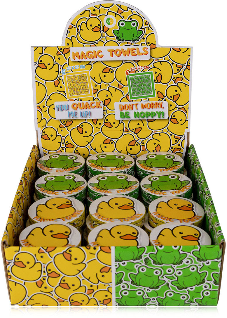 ACCENTRA Magic Towel HAPPY ANIMALS 3257672 2 assorted 27x27cm