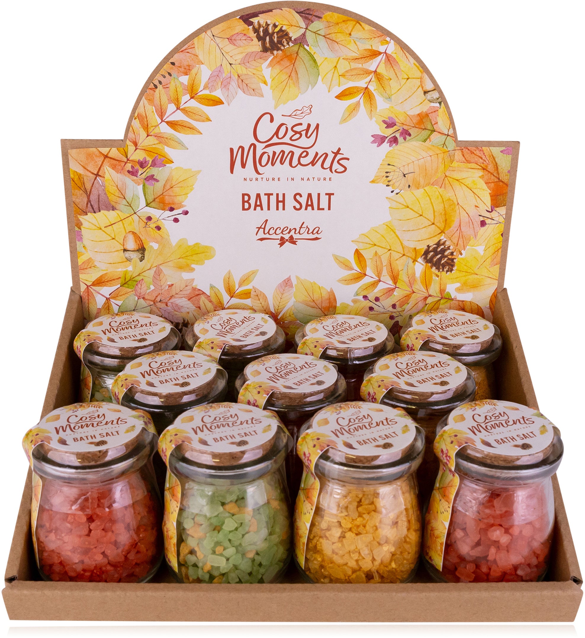 ACCENTRA Sel de bain 125g 5060089 COSY MOMENTS, 3 assorti