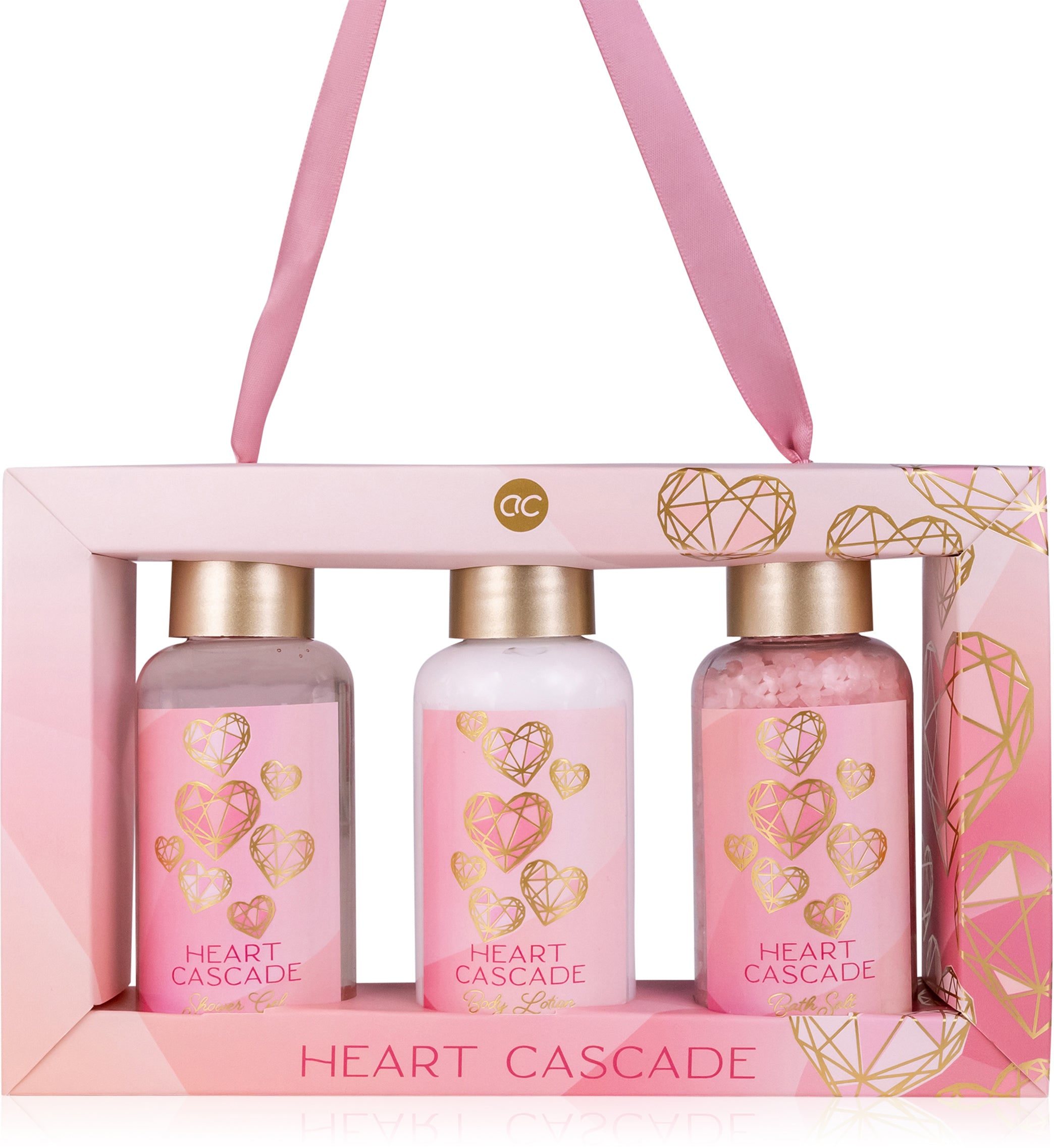 ACCENTRA Bath Set 6055556 Heart Cascade