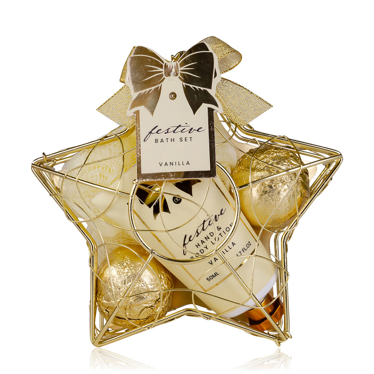 ACCENTRA Bath set 6056714 Festive, gold