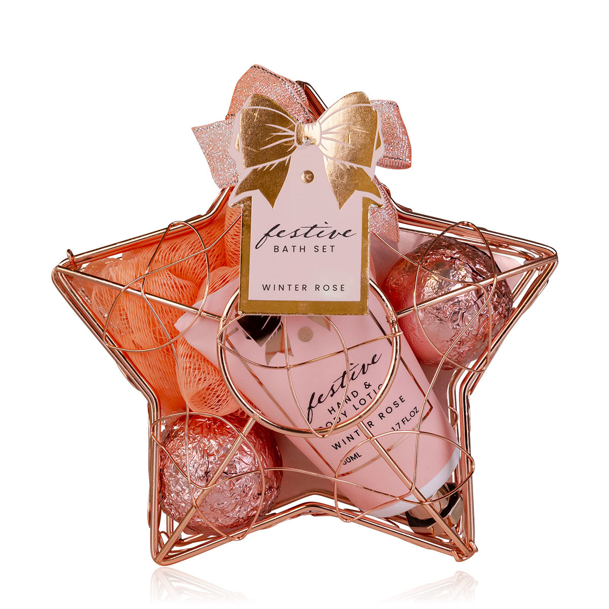 ACCENTRA Bath set 6056716 Festive, rosé