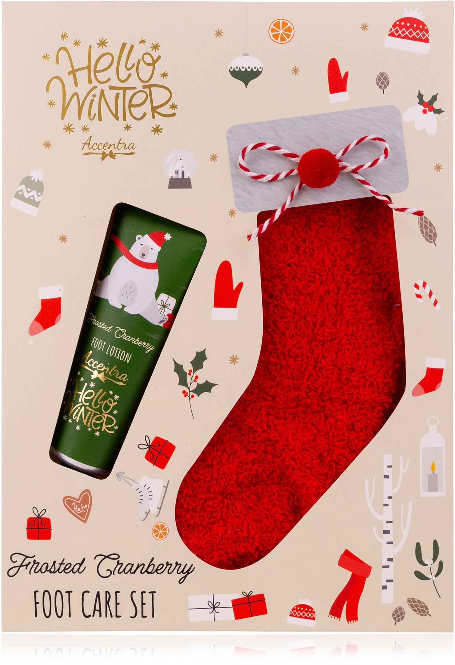 ACCENTRA Set de soins des pieds 60ml 6059829 HELLO WINTER