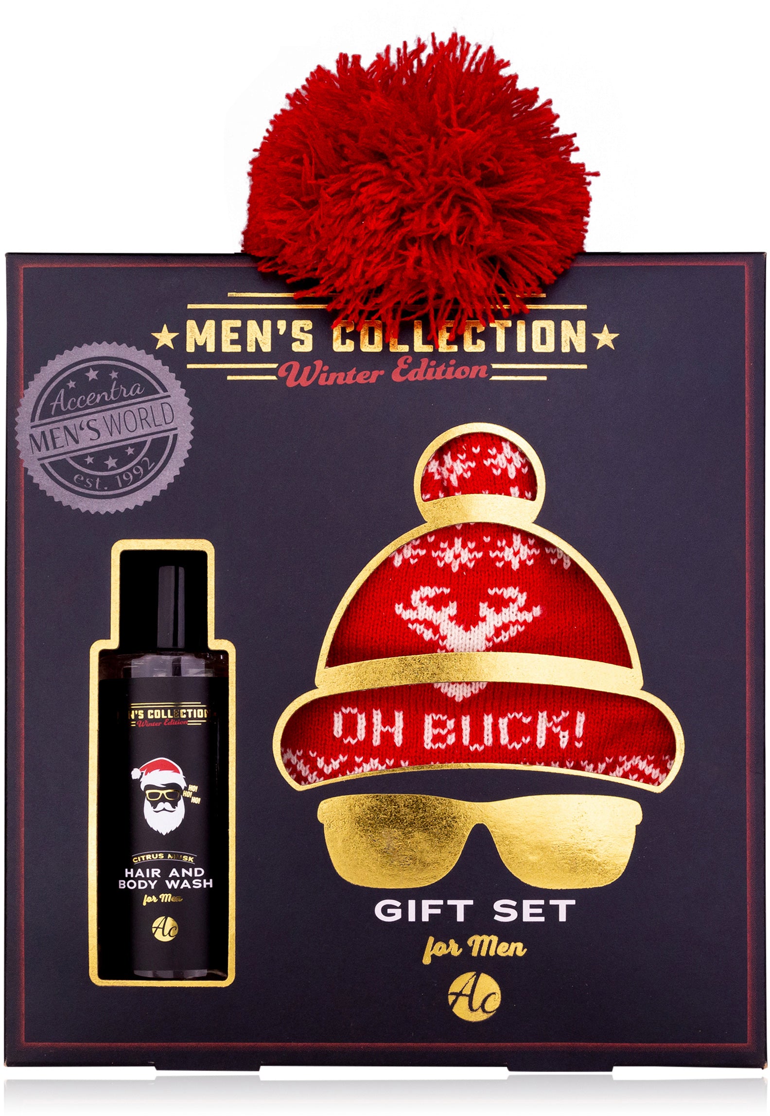 ACCENTRA Set cadeau bonnet 150ml 6059836 MEN'S COLLECTION WINTER ED.