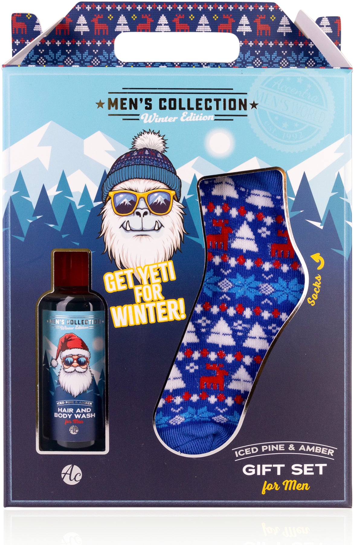 ANCOR Geschenkset Flachmann 114829 Men's Collection