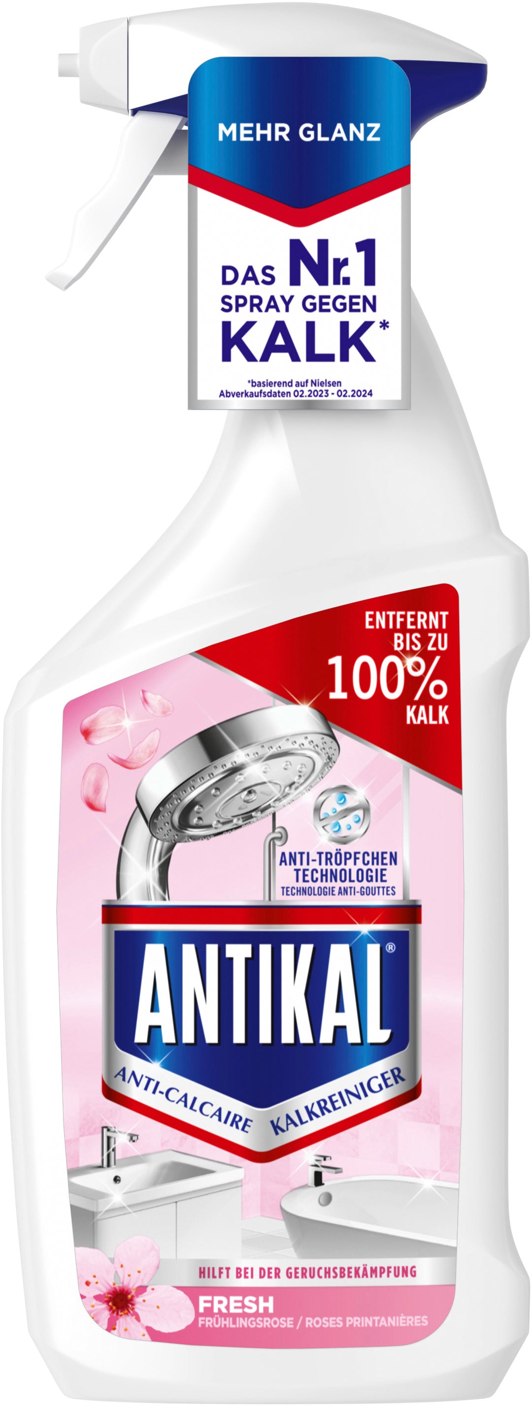 ANTIKAL Spray Anti-calcaire 972084 Fresh 800ml