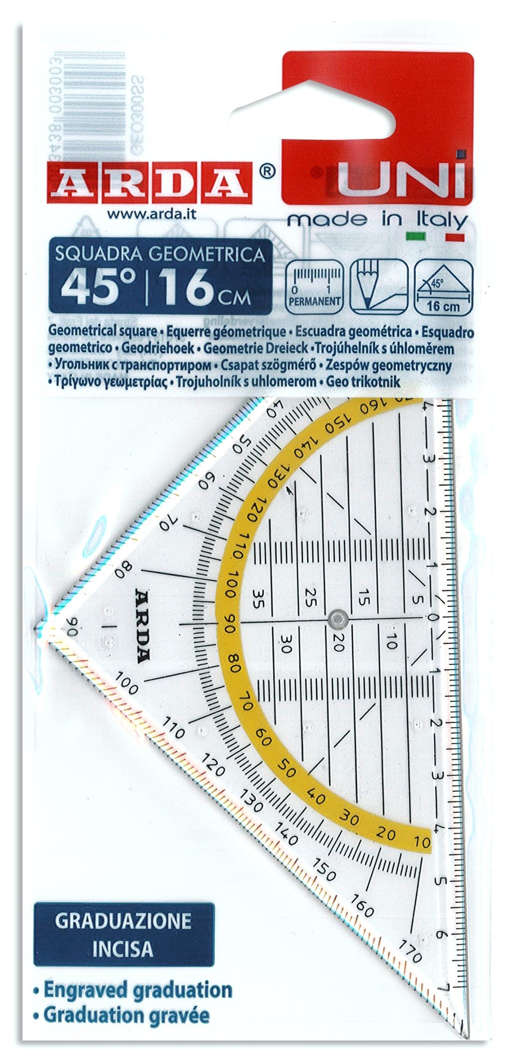 ARDA      Equerre UNI               16cm