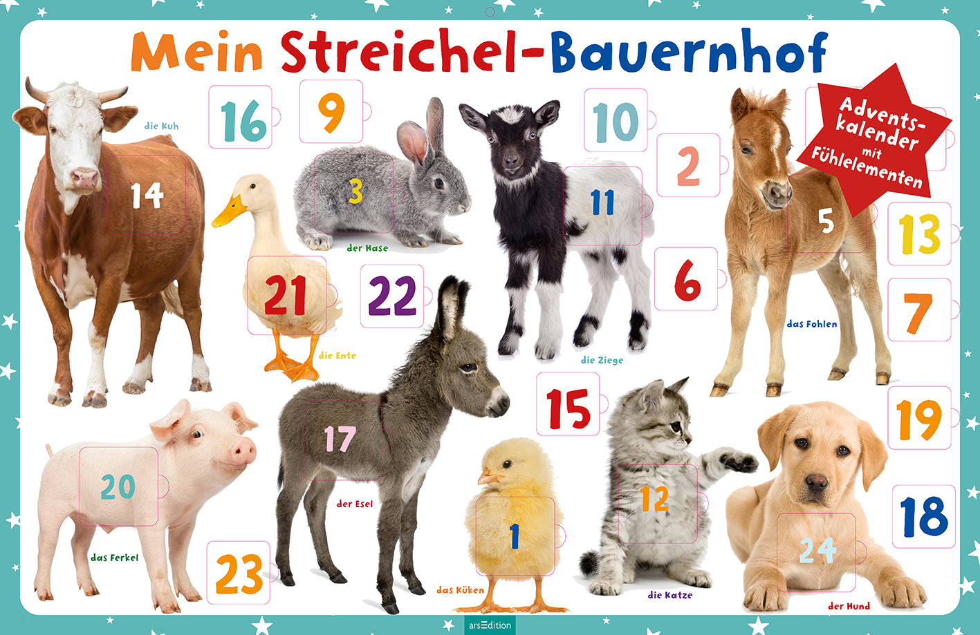 ARS EDITI Adventskalender      62x40.2cm