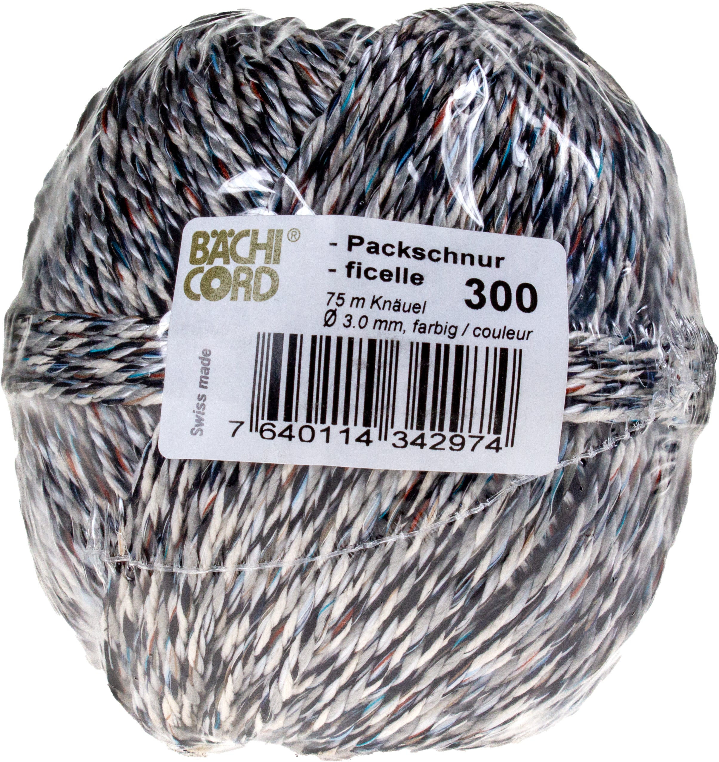 BAECHI Ficelle d'emballage recycling 110.03016 75m 3,0mm