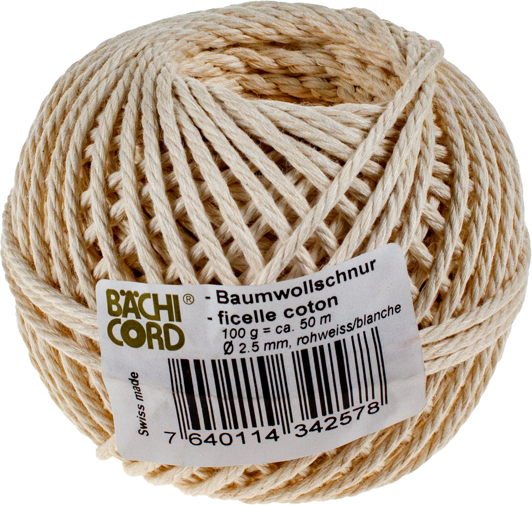 BAECHI Ficelle d'emballage 710.05025 50m 2,5mm