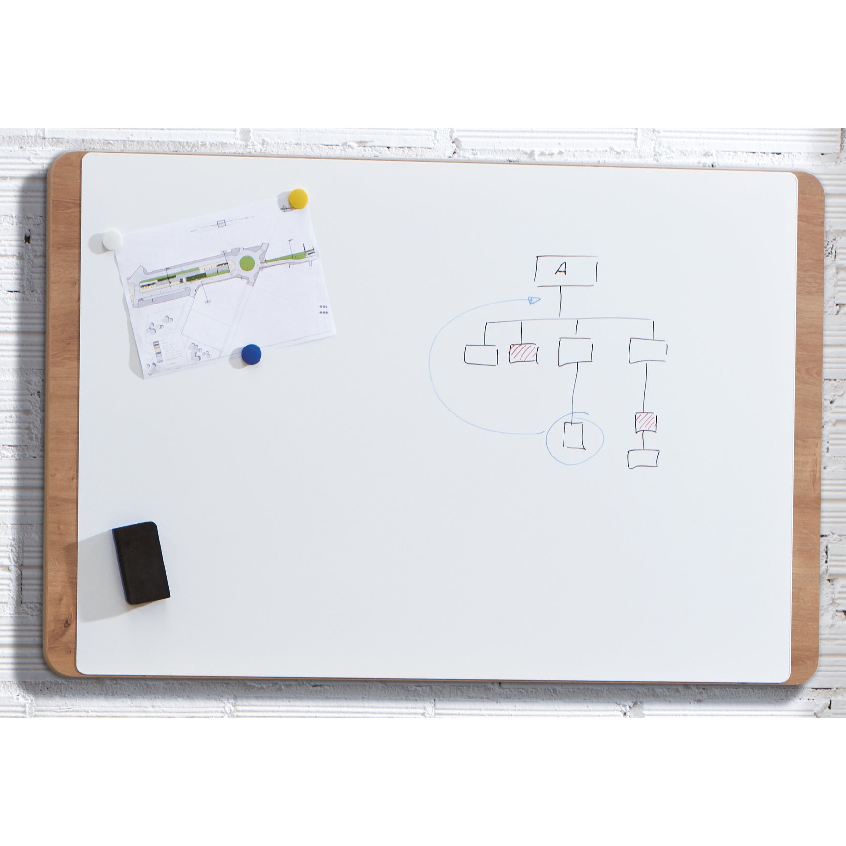 BEREC     Tableau blanc bois