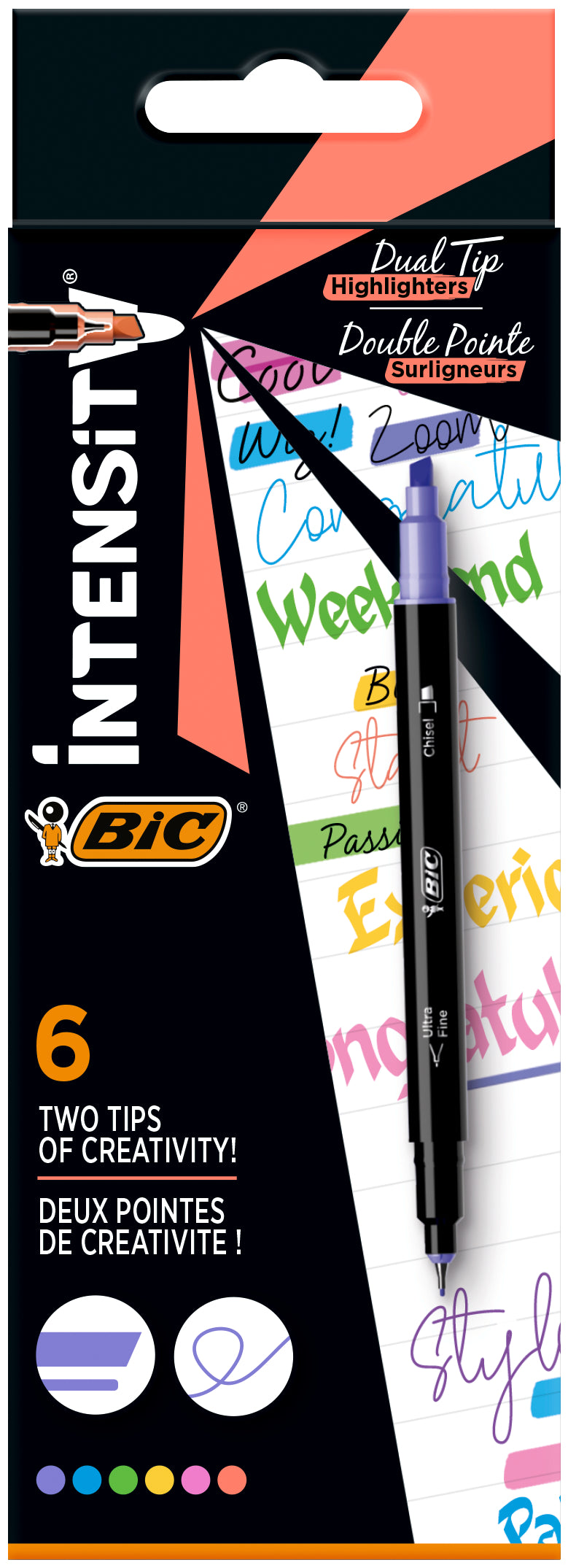 BIC       Stylo feutre Dualtip