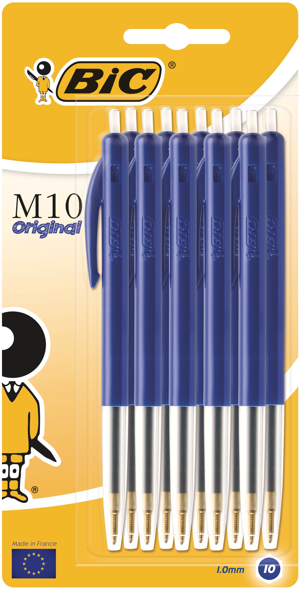 BIC Stylo à bille M10 8322353 bleu, 10 pcs.