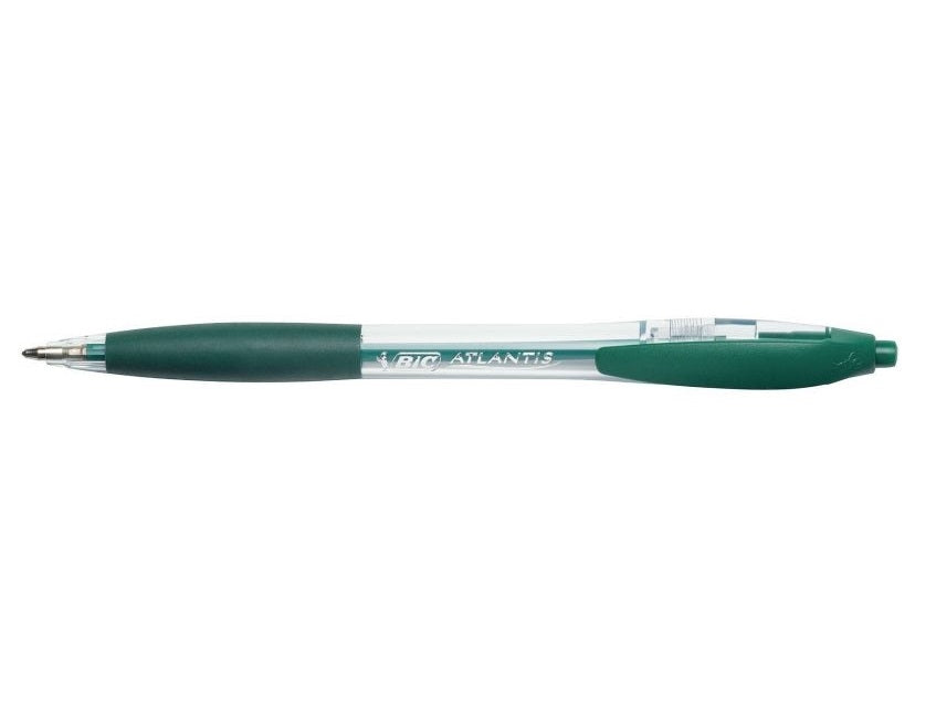 BIC Stylo à bille Atlantis 8871341 Classic NF, vert