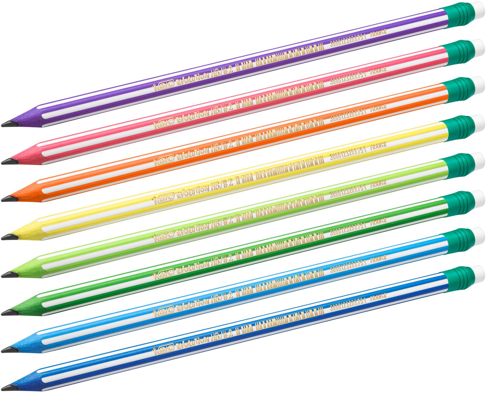 BIC       Bleistift Evolution Stripes