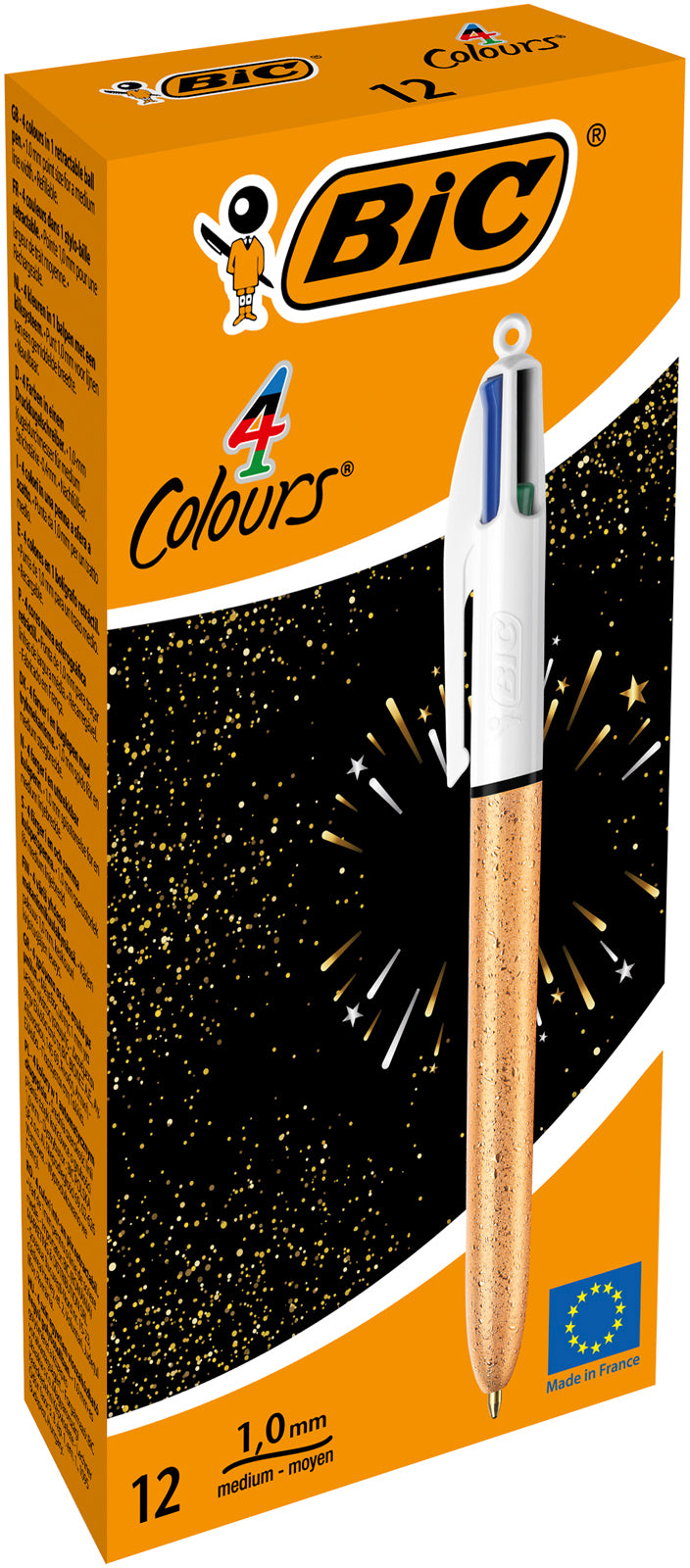 BIC Stylo à bille 1mm 992701 4 Colours Frozen 12 pcs.