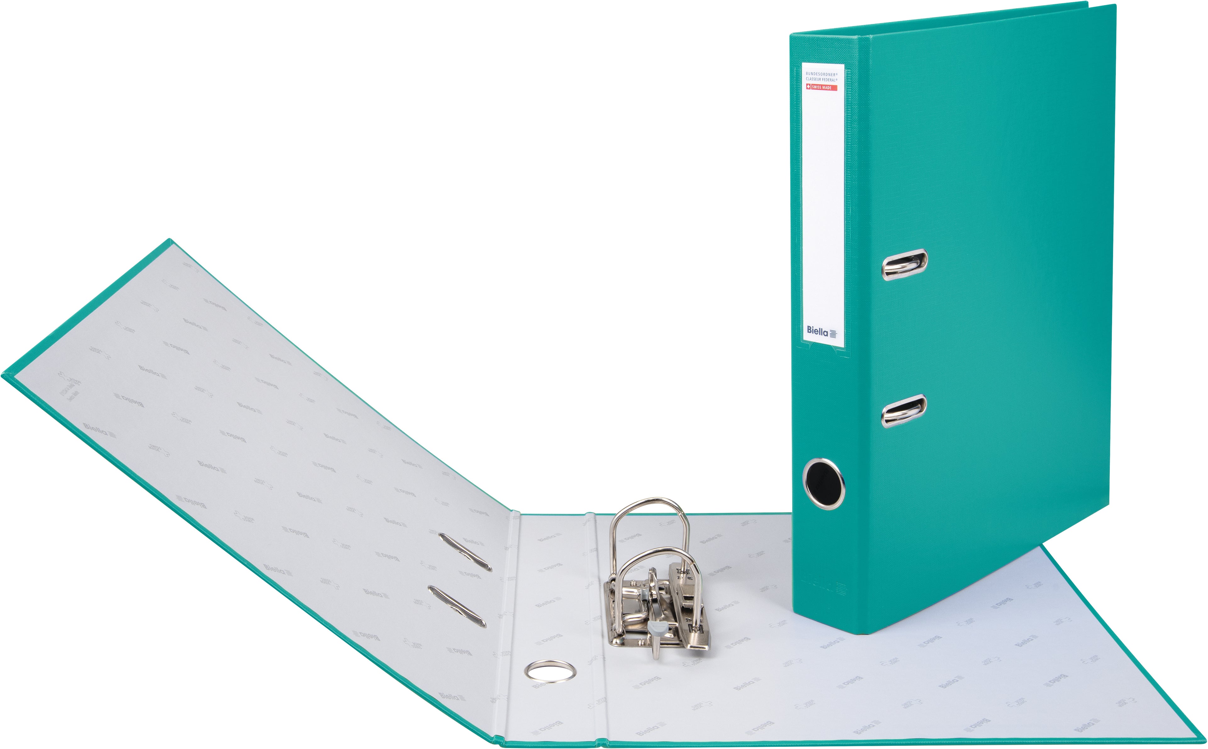 BIELLA Classeur fédéral 4cm 10341408U turquoise A4