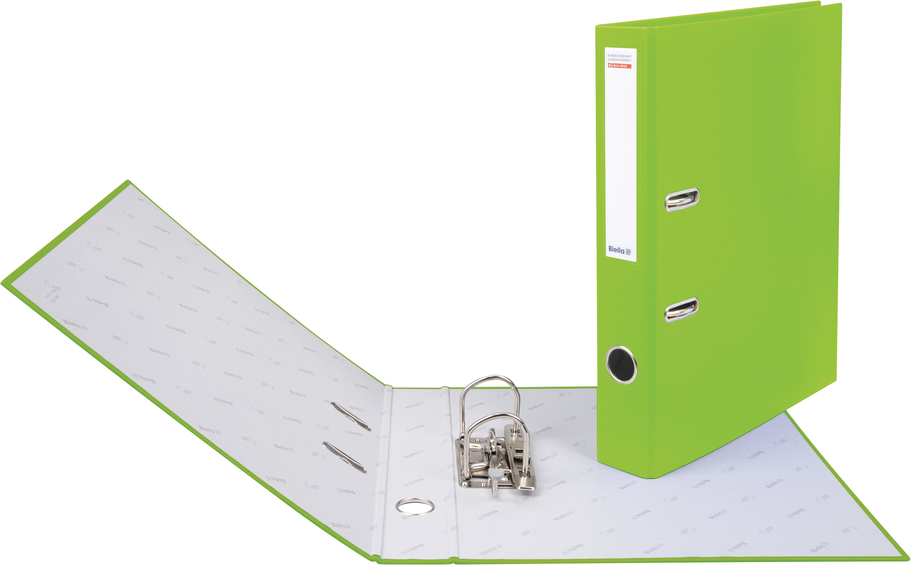 BIELLA Classeur fédéral 4cm 10341431U vert clair A4