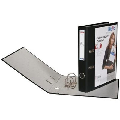 BIELLA Classeur féderal Creative 4cm 10342402U noir avec poche A4