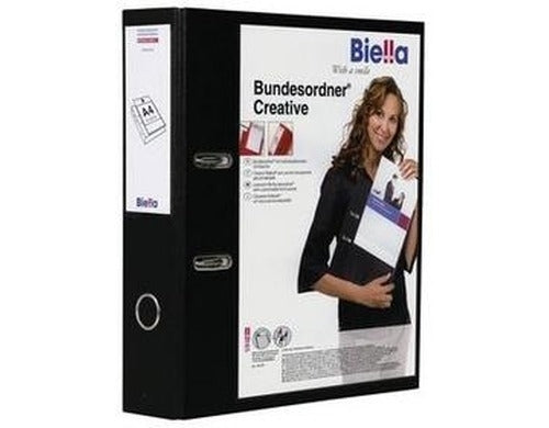 BIELLA Classeur féderal Creative 7cm 10342702U noir avec poche A4