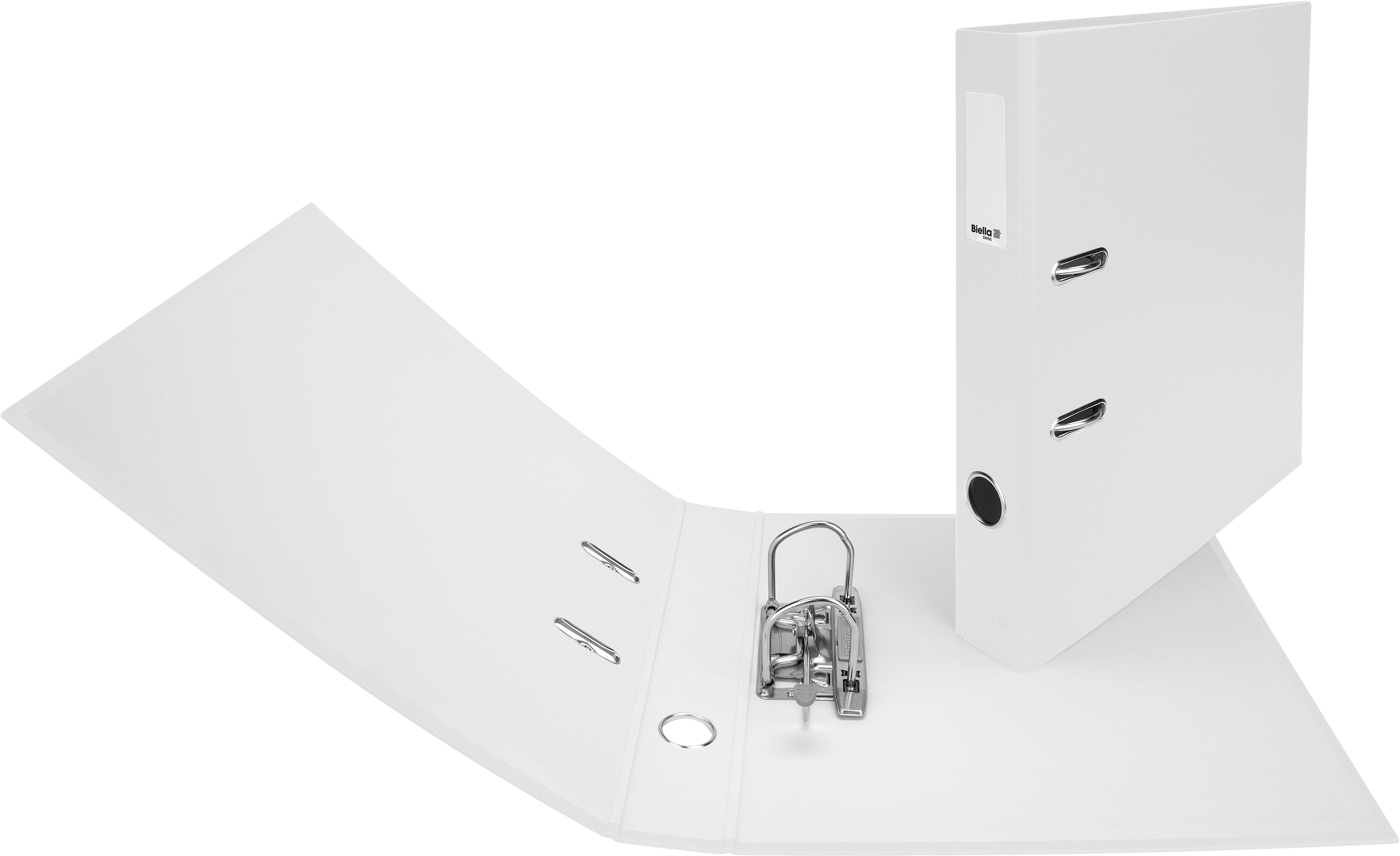 BIELLA Classeur Plasticolor 4cm 10740401U blanc A4