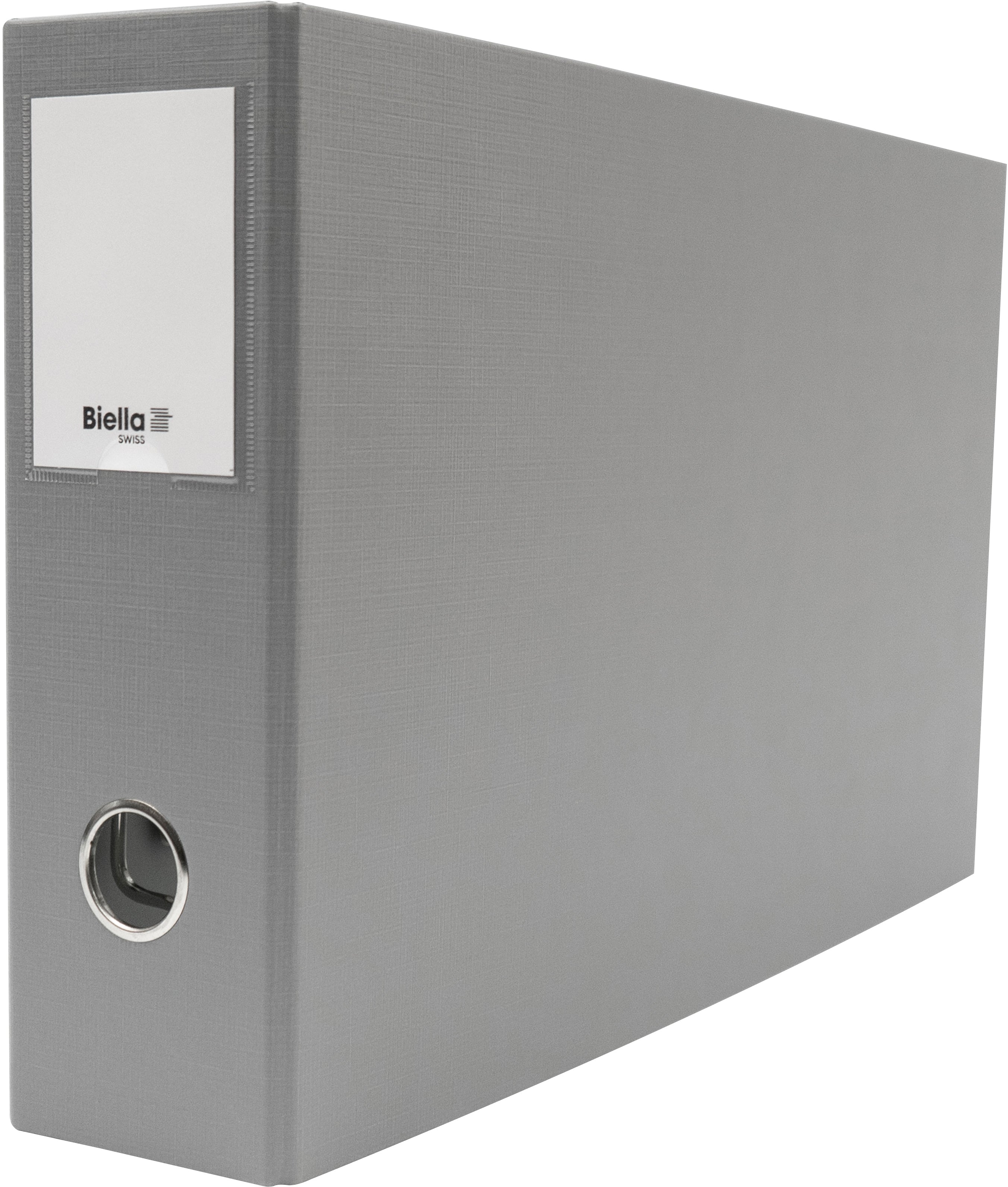 BIELLA Classeur 8cm 12045800U gris A4 oblong