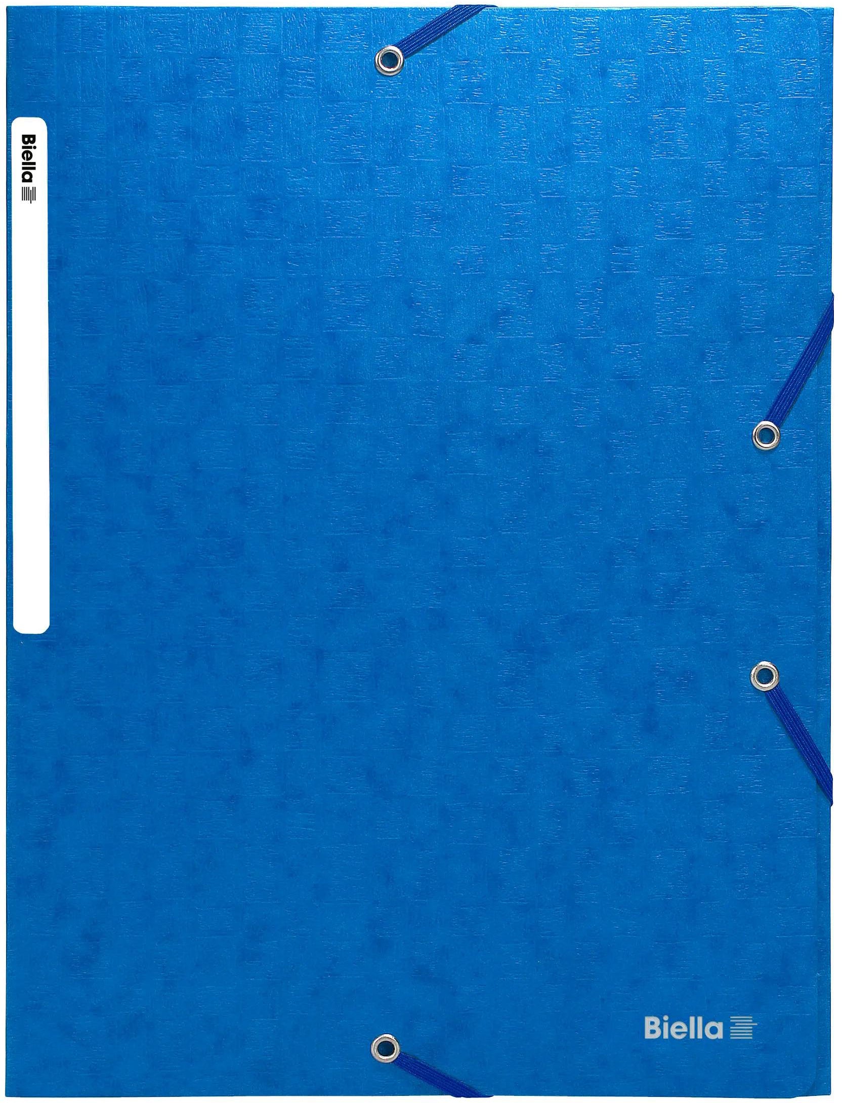 BIELLA Dossier ferm. Élastique A4 17840005U bleu, 590gm2 220 flls.