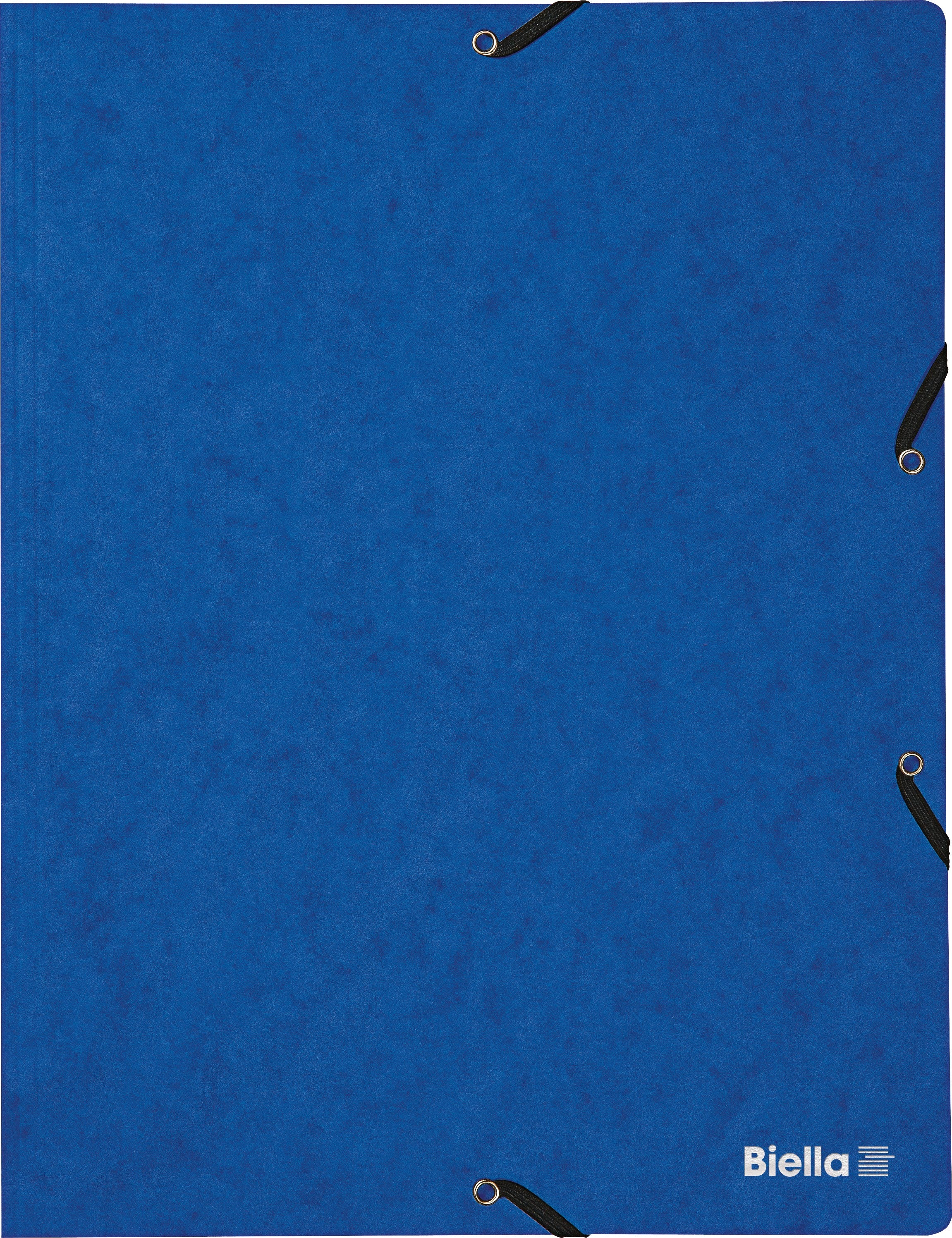 BIELLA Dossier ferm. Élastique A4 17840105U bleu, 355gm2 200 flls.