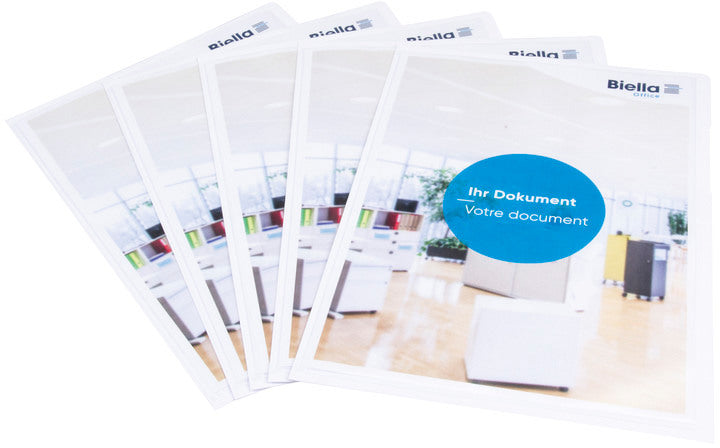 BIELLA Dossier d'organisation A4 18643101U blanc, 210g, 10 flls. 5 pcs.