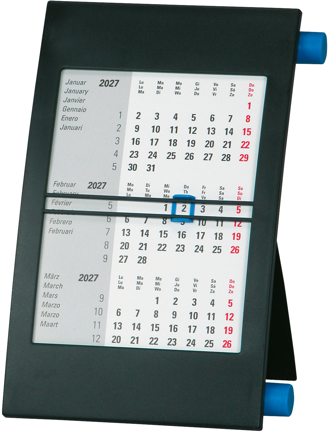 BIELLA    Calendrier bureau Desktop 2027