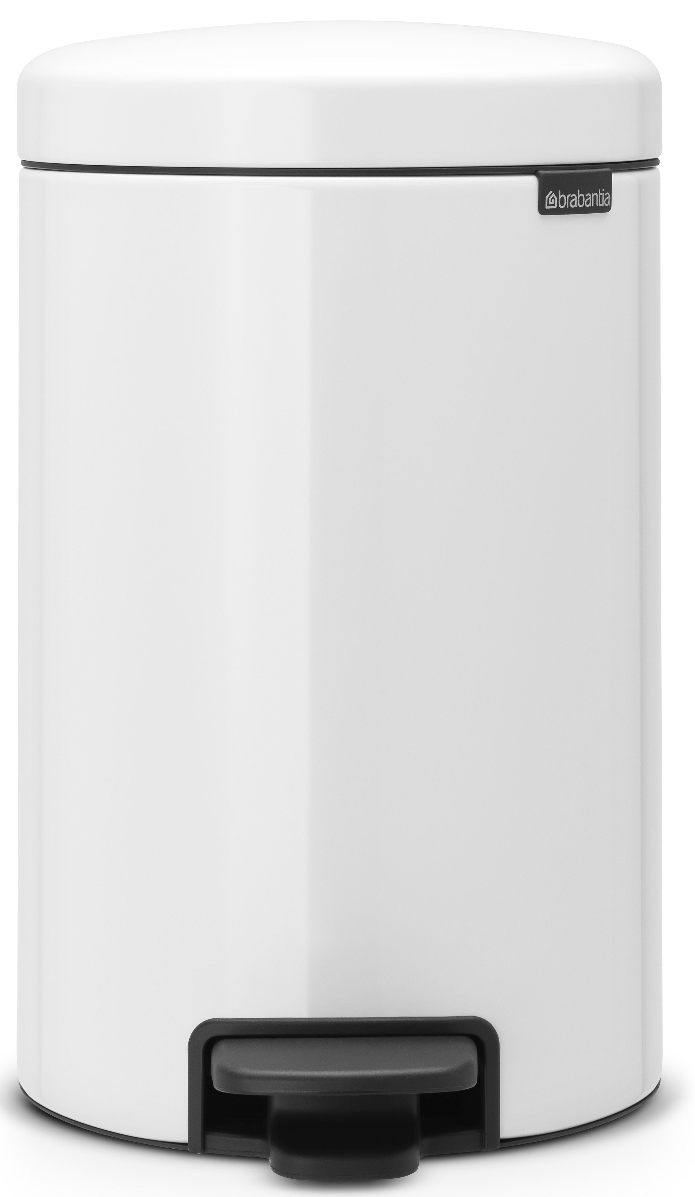 BRABANTIA Poubelle à pédale 111969 NewIcon, 12 litres, blanc