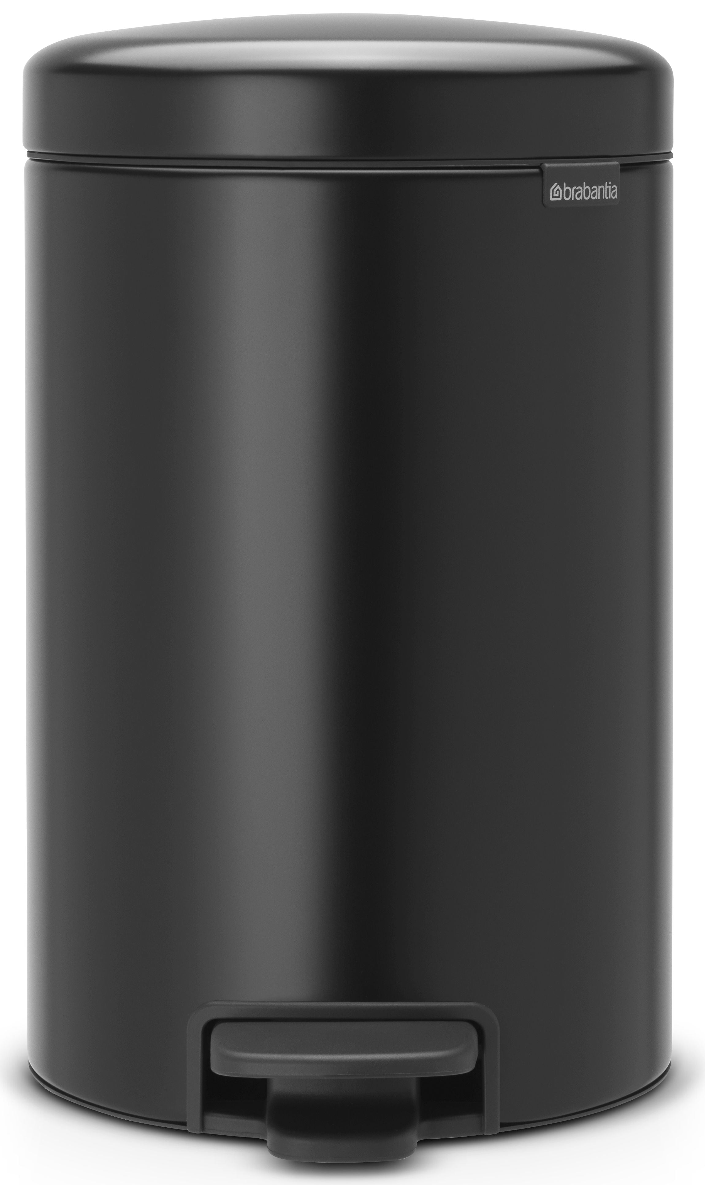 BRABANTIA Poubelle à pédale 113741 NewIcon, 12 litres noir