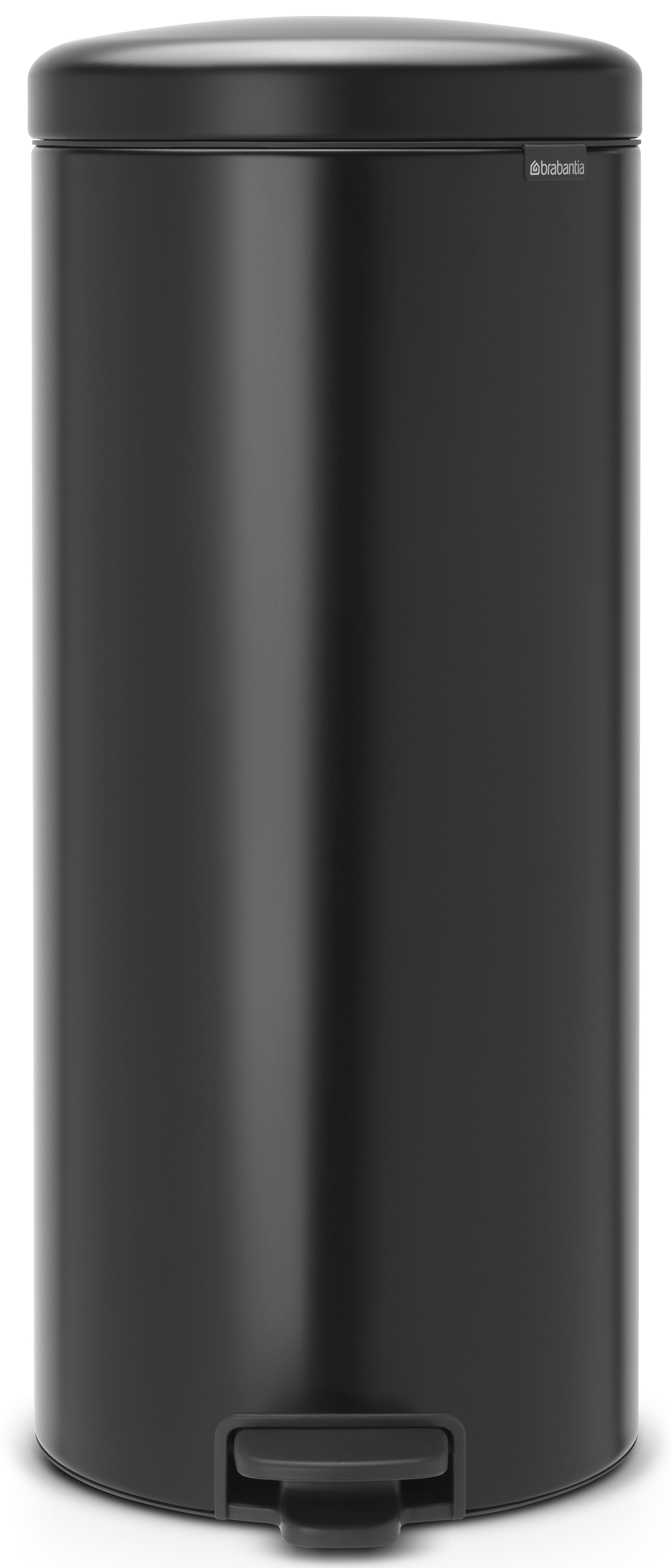 BRABANTIA Poubelle à pédale 114540 NewIcon, 30 litres noir