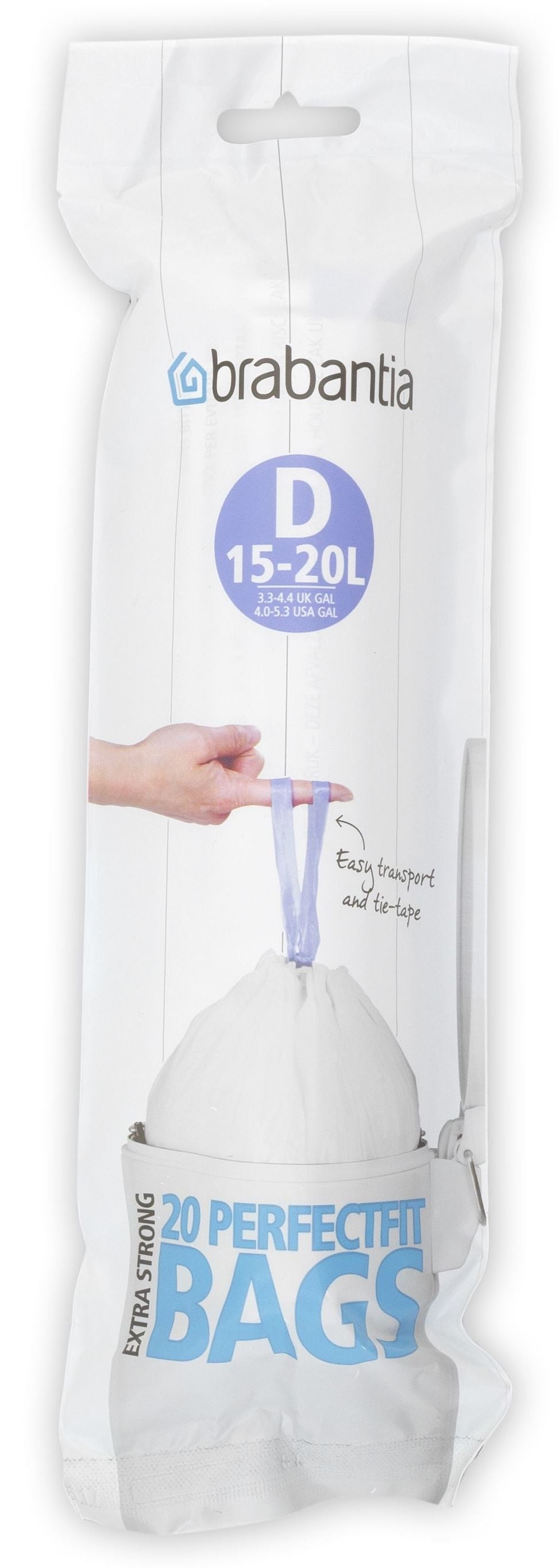 BRABANTIA Sac De Poubelle 246760 15-20lt 20 pcs.