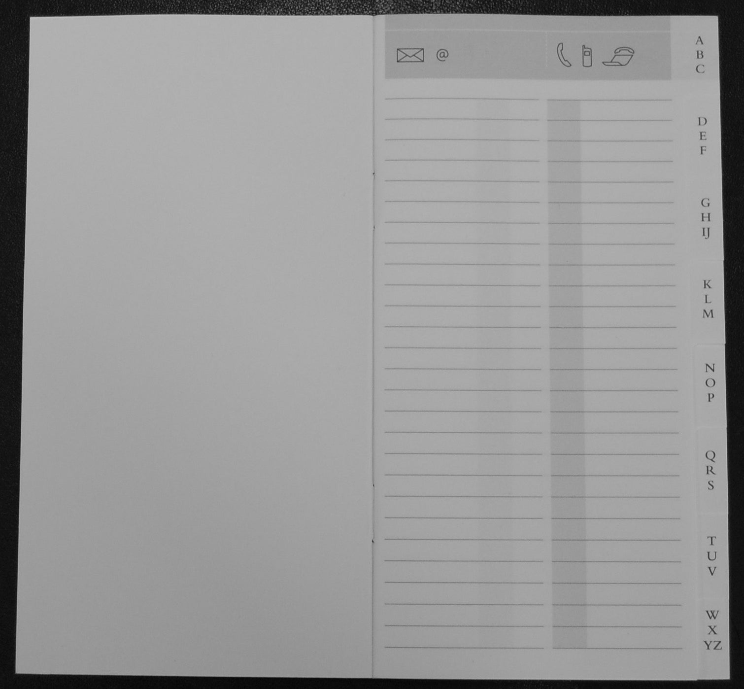 BREPOLS   Adressregister weiss