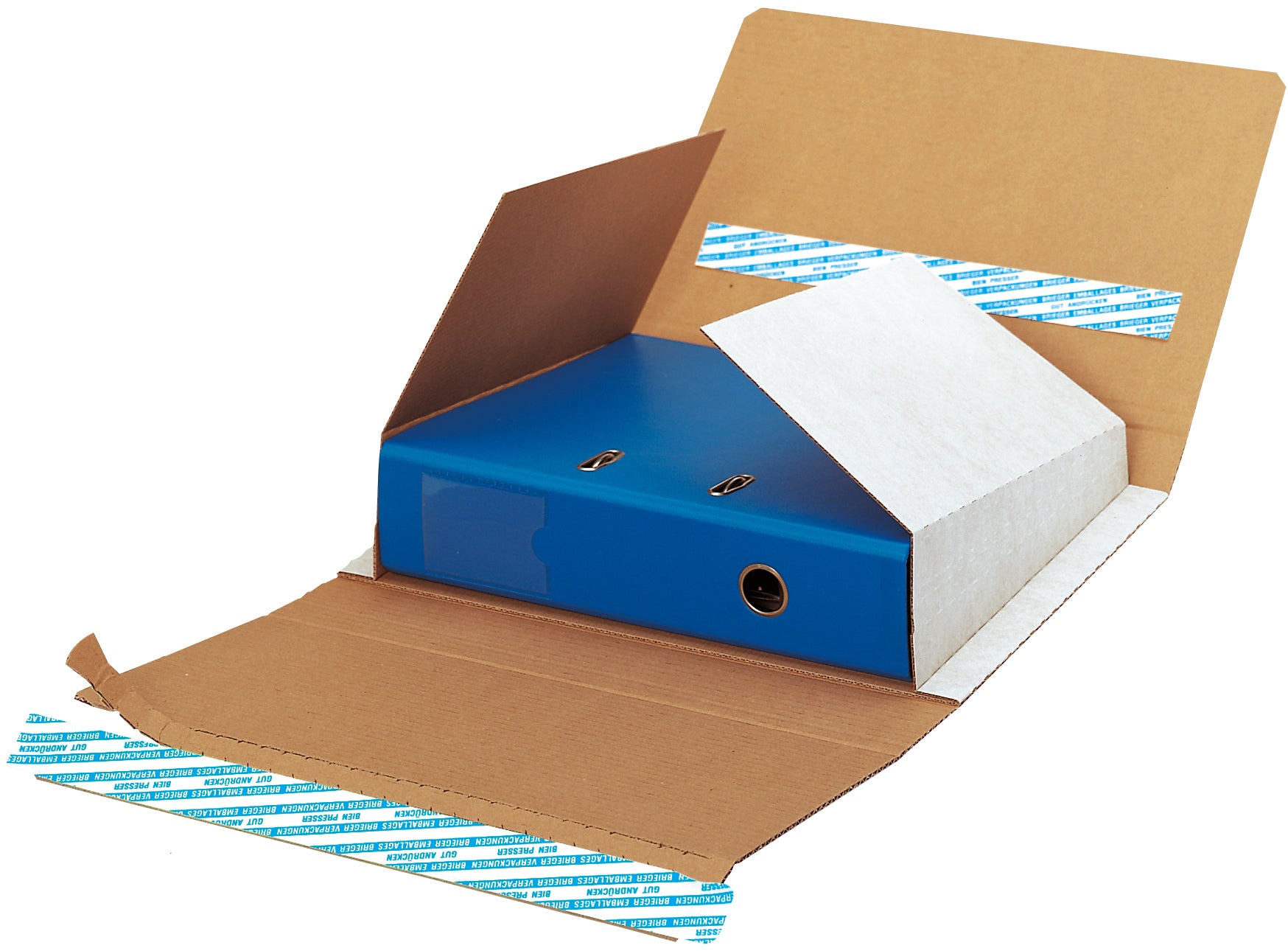 BRIEGER Emballage Ordnerstar 66280 blanc/brun 32,1x29,7x/7,5cm
