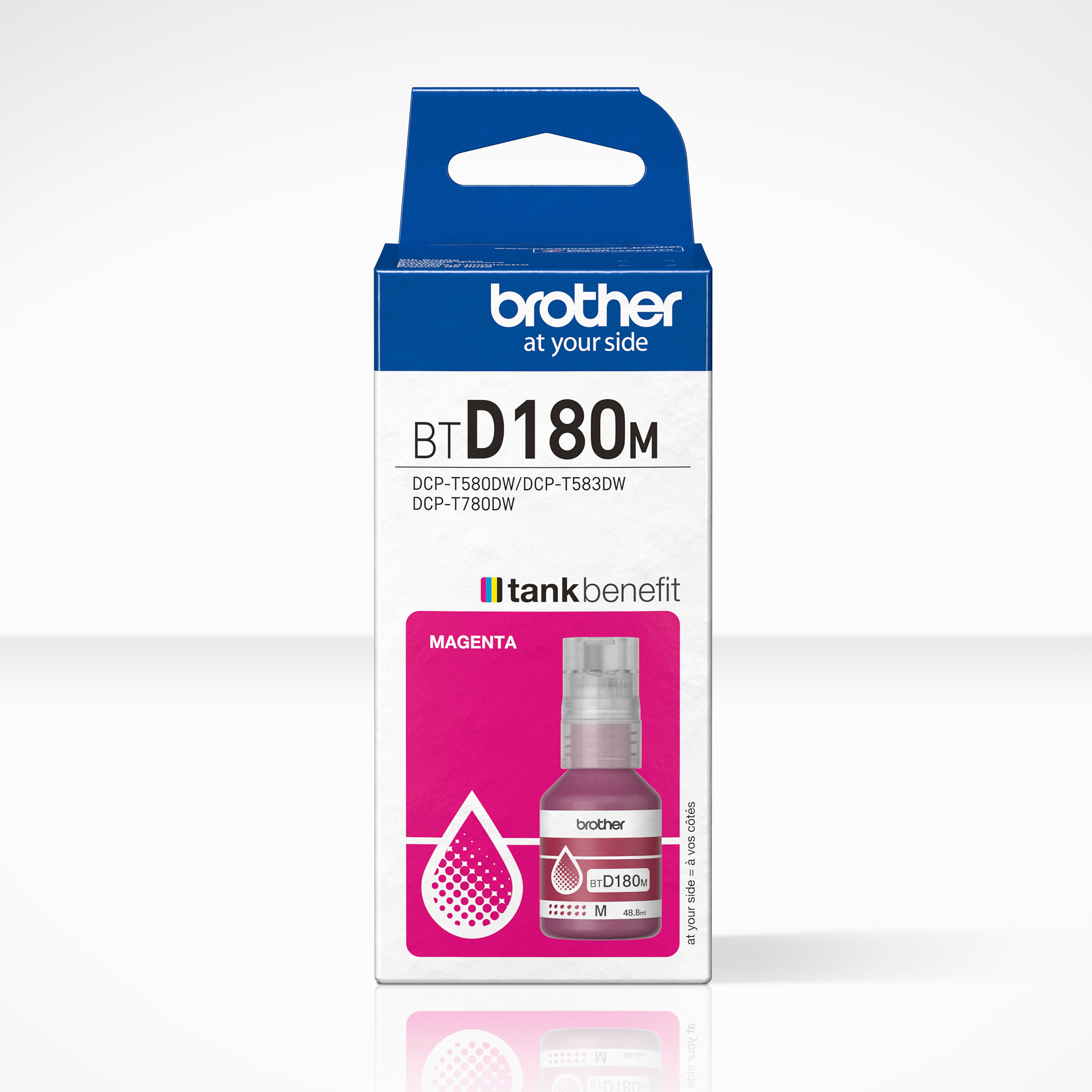 BROTHER Bouteille d'encre magenta BTD180M DCP-T580DW 5000 pages