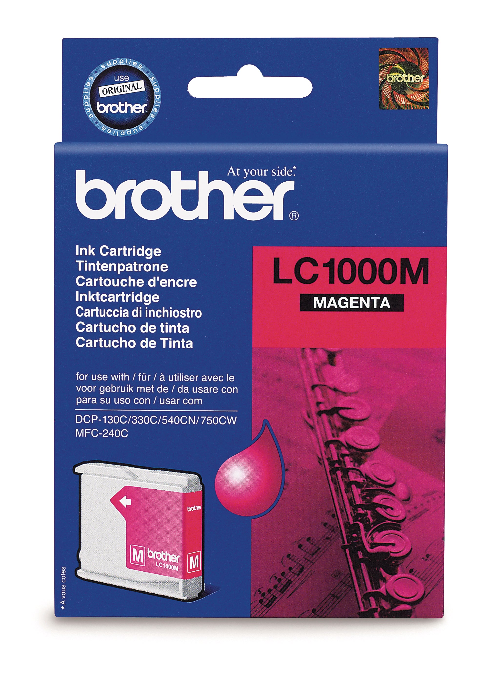 BROTHER Cartouche d'encre magenta LC-1000M DCP-130C/MFC-240C 400 pages