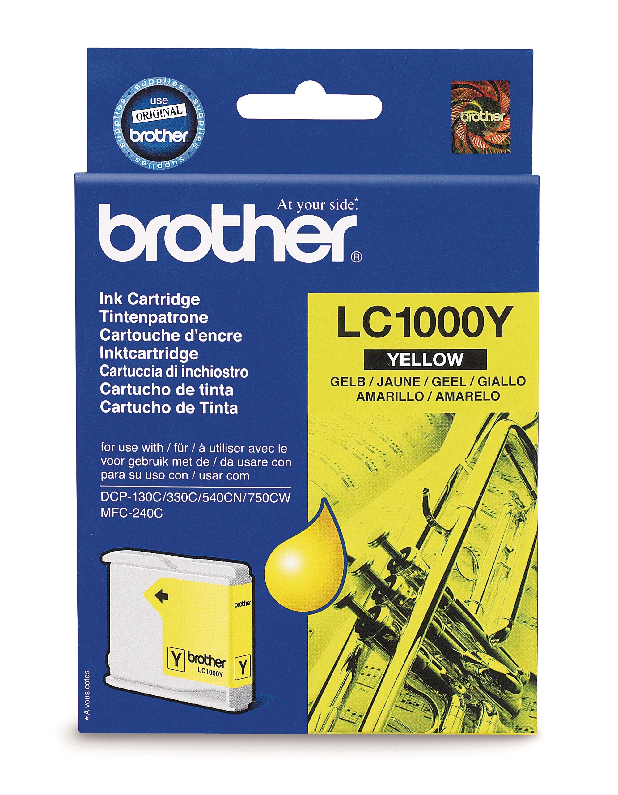 BROTHER Cartouche d'encre yellow LC-1000Y DCP-130C/MFC-240C 400 pages