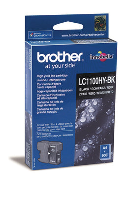BROTHER Cartouche d'encre HY noir LC-1100HYBK MFC-6490CW 900 pages
