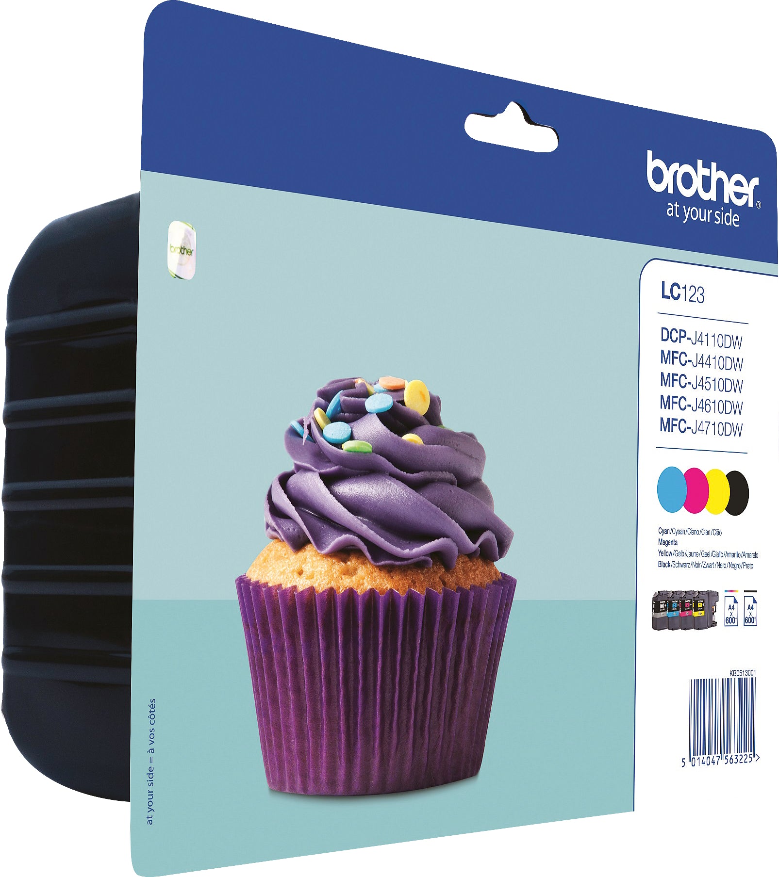 BROTHER Valuepack CMYBK LC-123VALBP DCP-J4110DW 600 pages
