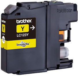 BROTHER Cartouche d'encre yellow LC-123Y DCP-J4110DW 600 pages