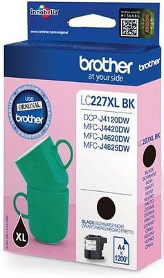 BROTHER Cartouche d'encre noir LC-227XLBK MFC-J4620DW 1200 pages