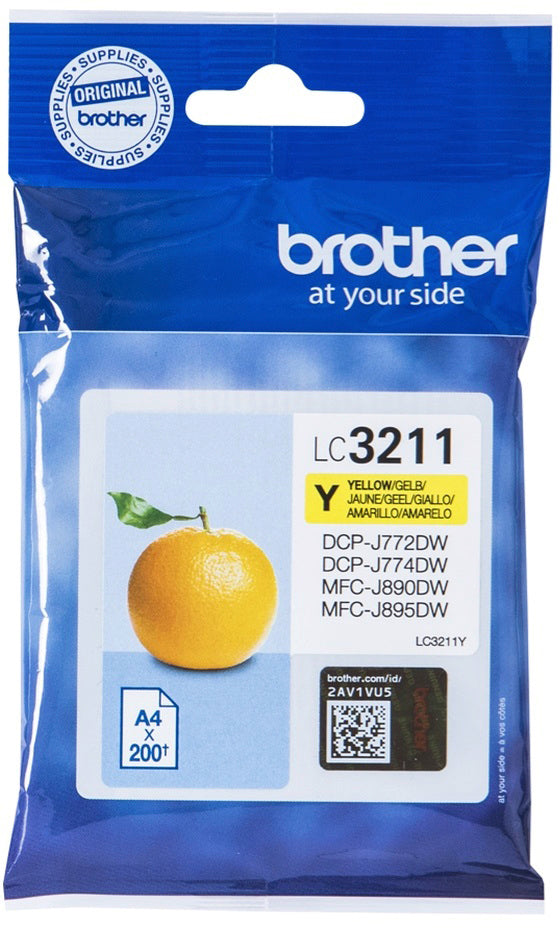 BROTHER Cartouche d'encre yellow LC-3211Y DCP-J774DW 200 pages