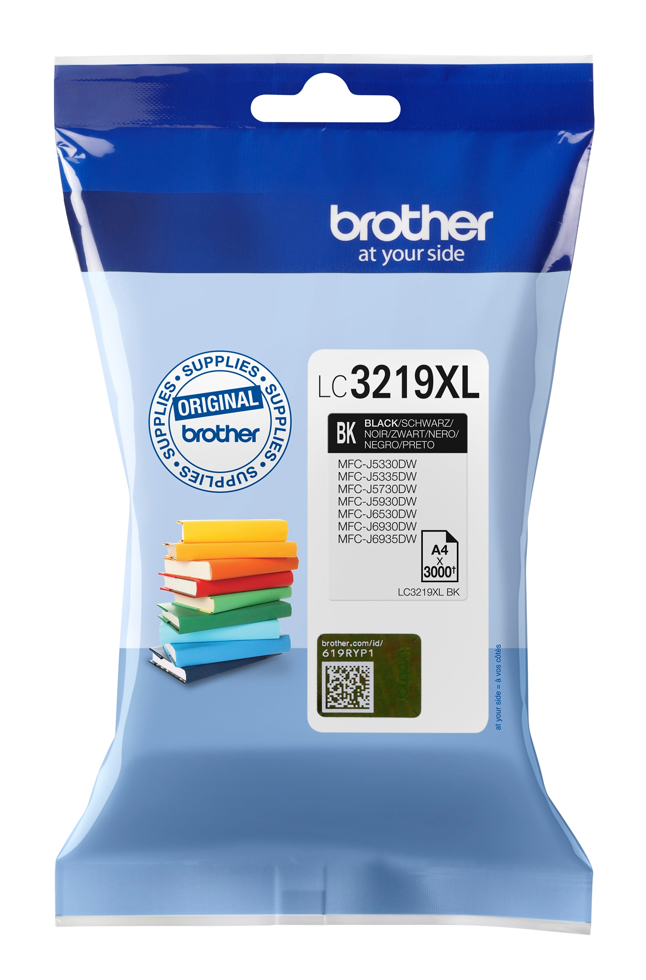 BROTHER Cartouche d'encre XL noir LC-3219BK MFC-J6530DW 3000 pages