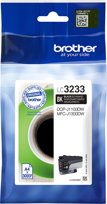BROTHER Cartouche d'encre noir LC-3233BK DCP-J1100DW 3000 pages