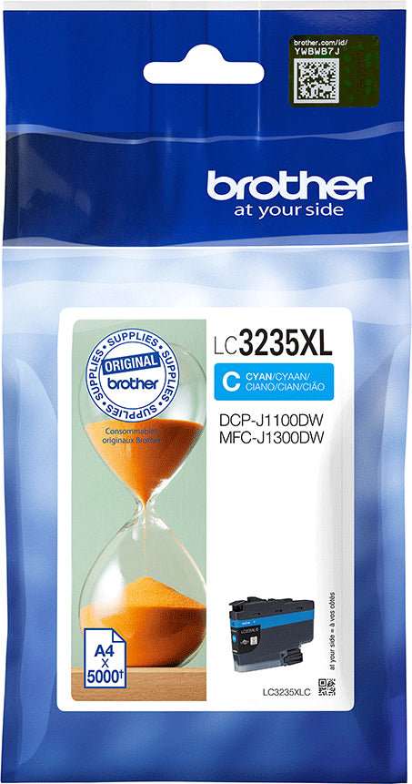 BROTHER Cartouche d'encre HY cyan LC-3235XLC DCP-J1100DW 5000 pages