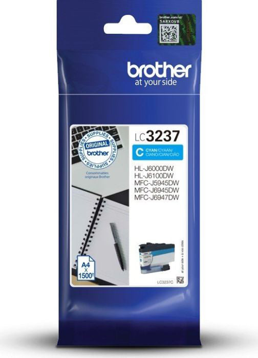 BROTHER Cartouche d'encre cyan LC-3237C MFC-J5945DW 1500 pages