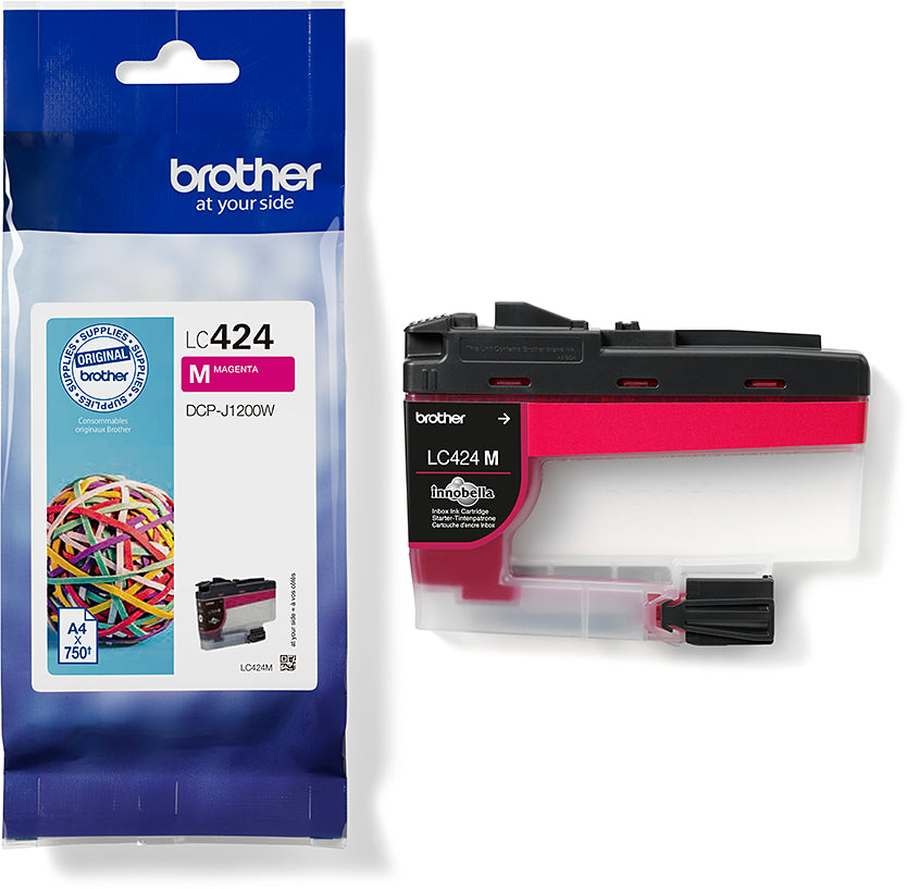 BROTHER Cartouche d'encre magenta LC-424M DCP-J1200 750 pages