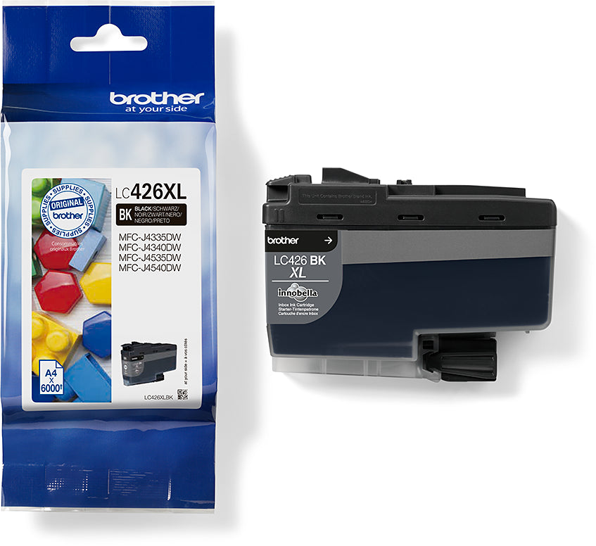 BROTHER Cartouche d'encre HY noir LC-426XLBK MFC-J4335 6000 pages