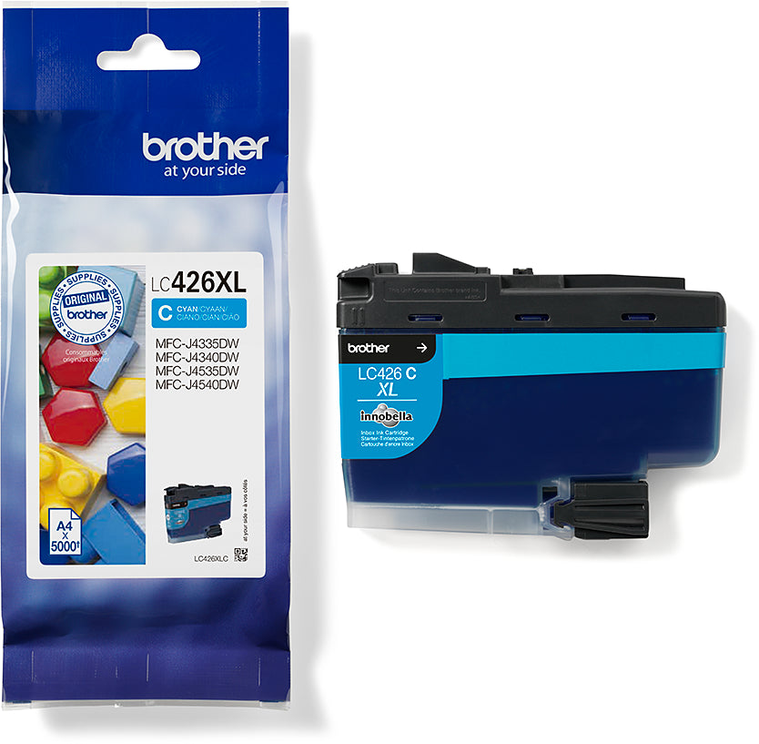 BROTHER Cartouche d'encre HY cyan LC-426XLC MFC-J4335 5000 pages